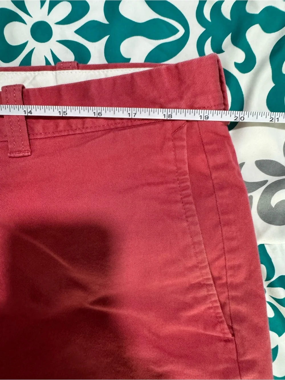 J. Crew Cotton Chino Shorts in Red